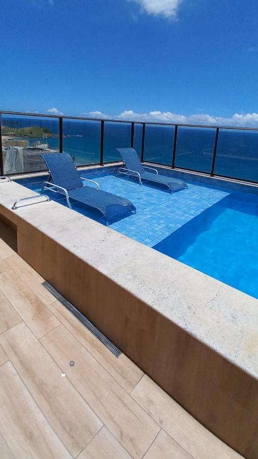 Loft Smart Farol Da Barra, Piscina Rooftop, Beira Mar No Farol Da Barra Salvador Exterior foto